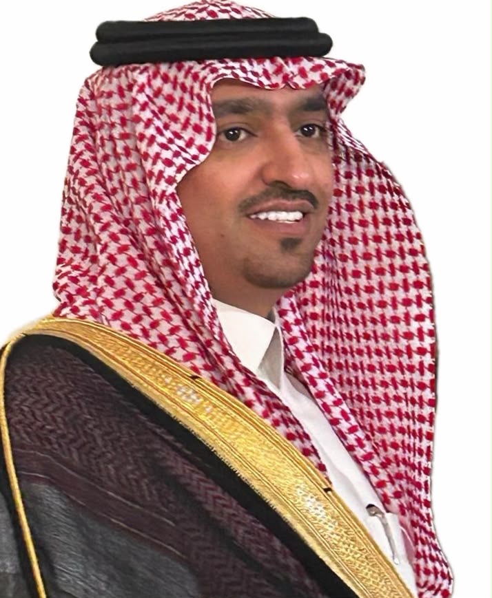 Meleih bin Zaid Almeleihi wearing a shemagh and bisht